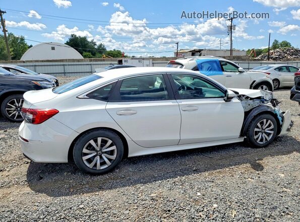 2HGFE2F21NH523175 2022 HONDA CIVIC White Задня права чверть