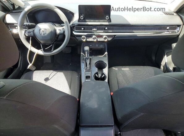 2HGFE2F21NH523175 2022 HONDA CIVIC White Вид панелі приладів