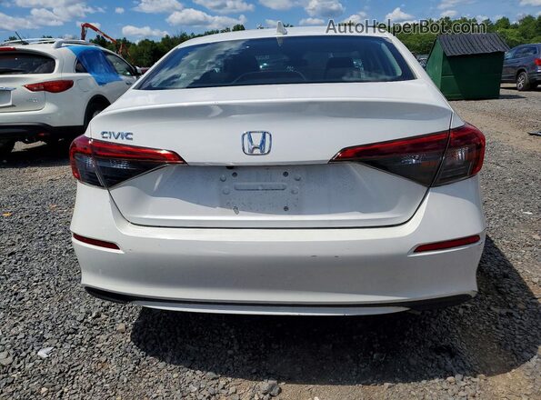 2HGFE2F21NH523175 2022 HONDA CIVIC White Вид ззаду