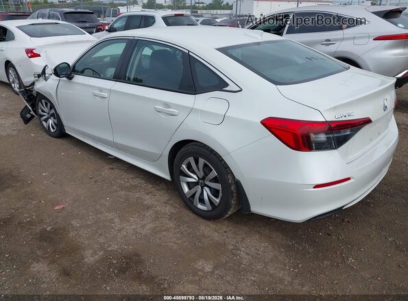 2HGFE2F21PH568636 2023 HONDA CIVIC White Задня ліва чверть