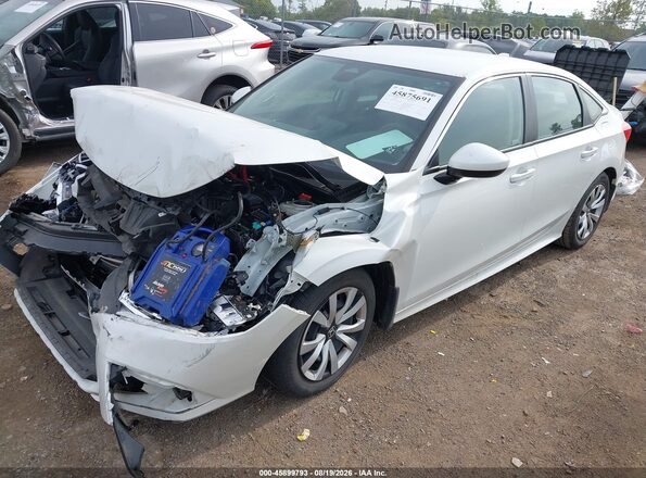 2HGFE2F21PH568636 2023 HONDA CIVIC White Передня ліва чверть