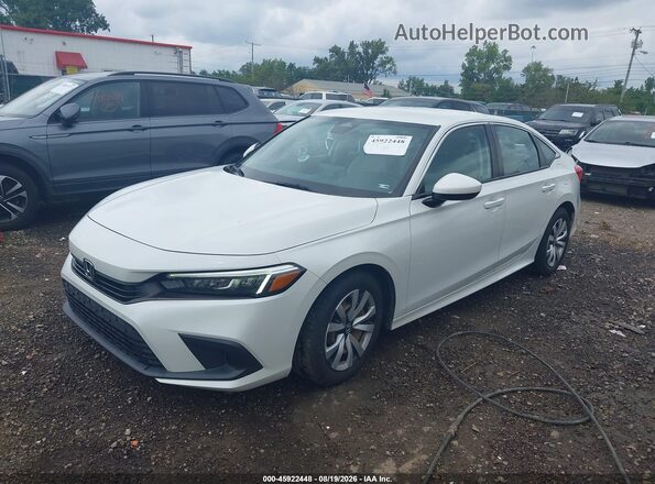 2HGFE2F22NH551907 2022 HONDA CIVIC White Przód lewy