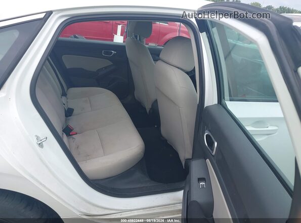 2HGFE2F22NH551907 2022 HONDA CIVIC White Widok naklejki z numerem VIN