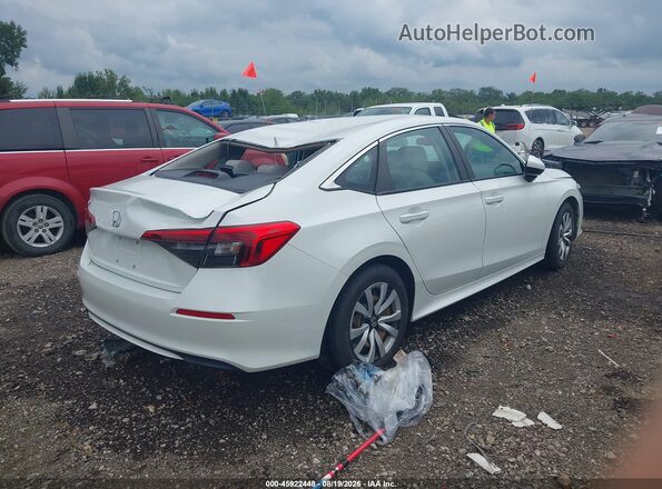 2HGFE2F22NH551907 2022 HONDA CIVIC White Tył prawy