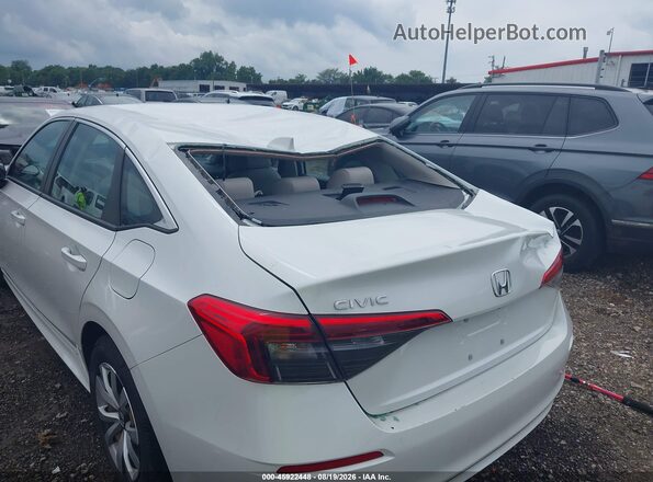 2HGFE2F22NH551907 2022 HONDA CIVIC White Widok z przodu