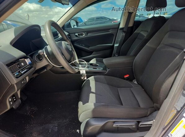 2HGFE2F22PH540148 2023 HONDA CIVIC Gray წინა სალონის ხედი