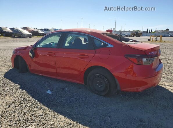 2HGFE2F22SH572414 2025 HONDA CIVIC Red Rear left