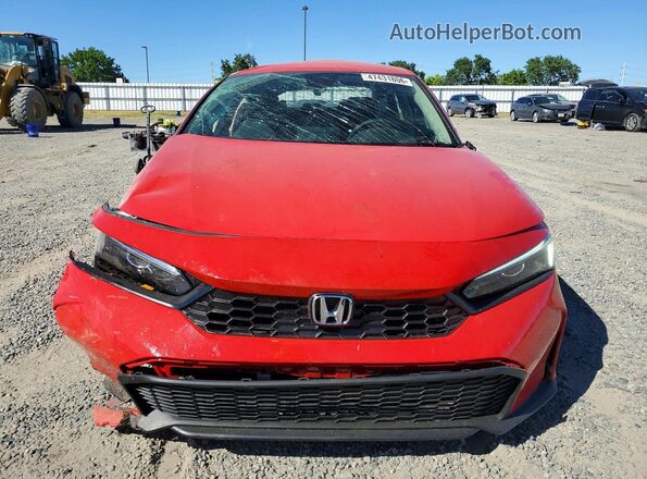 2HGFE2F22SH572414 2025 HONDA CIVIC Red Front view