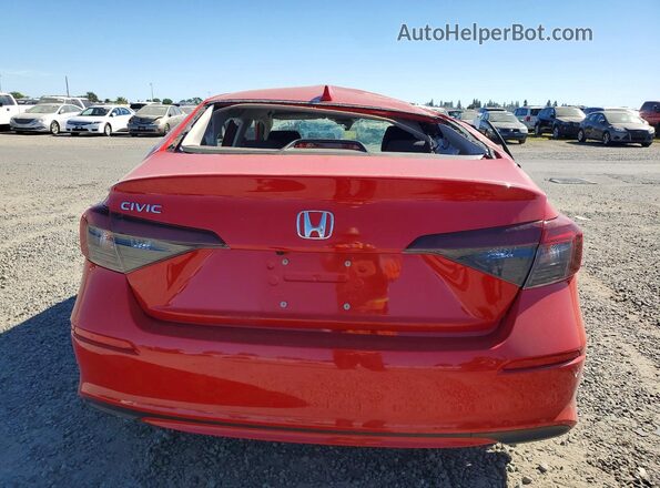 2HGFE2F22SH572414 2025 HONDA CIVIC Red Rear view