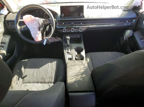 2HGFE2F22SH572414 2025 HONDA CIVIC Red Dashboard view