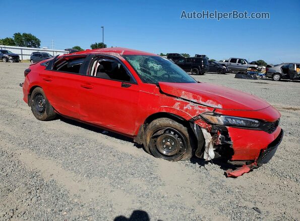 2HGFE2F22SH572414 2025 HONDA CIVIC Red Front right