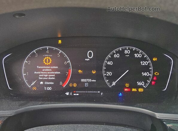 2HGFE2F22TH563472 2026 HONDA CIVIC Blue Vista del cuadro de instrumentos