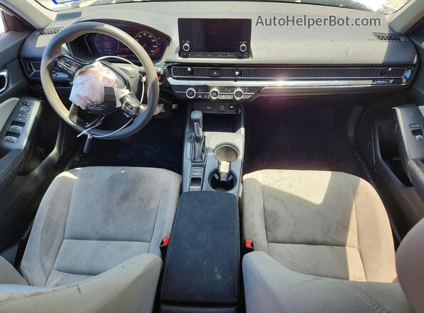 2HGFE2F23NH518494 2022 HONDA CIVIC Белый Вид панели приборов