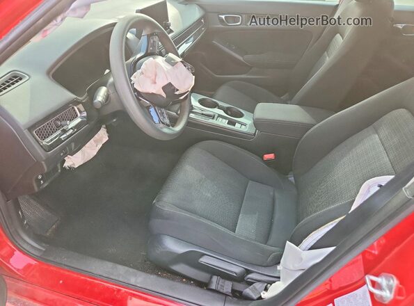 2HGFE2F23NH548014 2022 HONDA CIVIC Red Front interior view