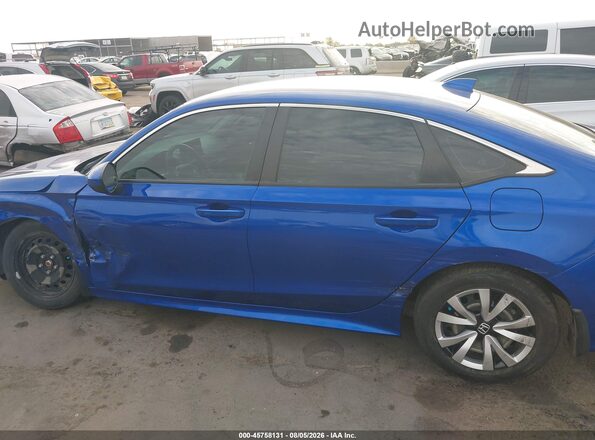 2HGFE2F23NH583605 2022 HONDA CIVIC Blue სალონის 360-გრადუსიანი ხედი