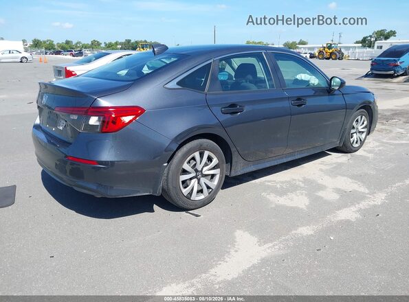 2HGFE2F23PH538277 2023 HONDA CIVIC Серый Задняя правая четверть