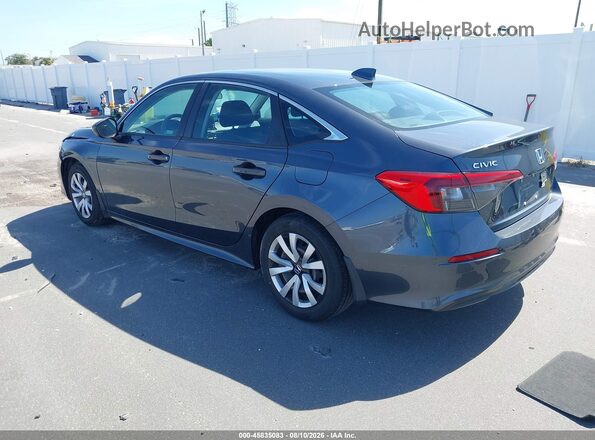 2HGFE2F23PH538277 2023 HONDA CIVIC Серый Задняя левая четверть