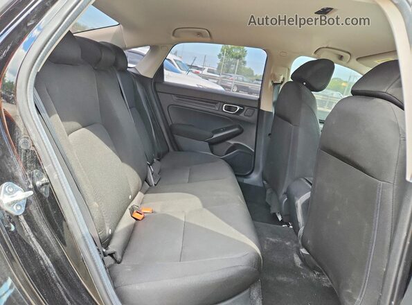 2HGFE2F23SH592834 2025 HONDA CIVIC Black Հետևի նստատեղերի տեսք