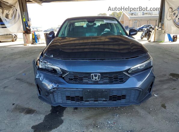 2HGFE2F23SH597564 2025 HONDA CIVIC Gray Вид щитка приладів