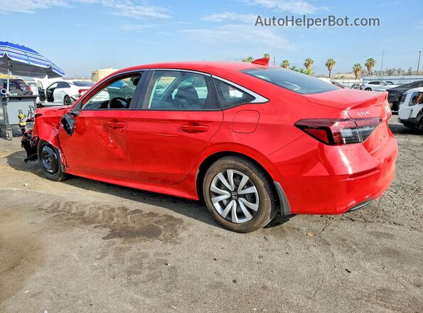 2HGFE2F23TH515625 2026 HONDA CIVIC Красный Задняя левая четверть