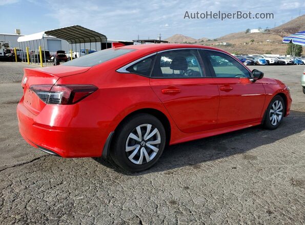 2HGFE2F23TH515625 2026 HONDA CIVIC Красный Задняя правая четверть