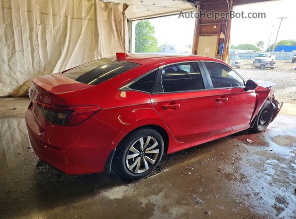 2HGFE2F24NH522764 2022 HONDA CIVIC Красный Задняя правая четверть