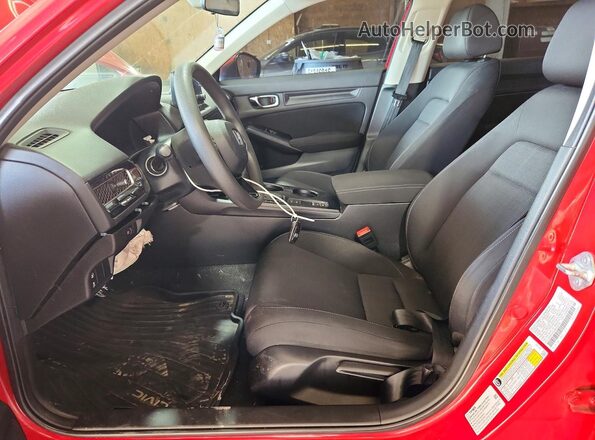 2HGFE2F24NH522764 2022 HONDA CIVIC Красный Вид салона спереди