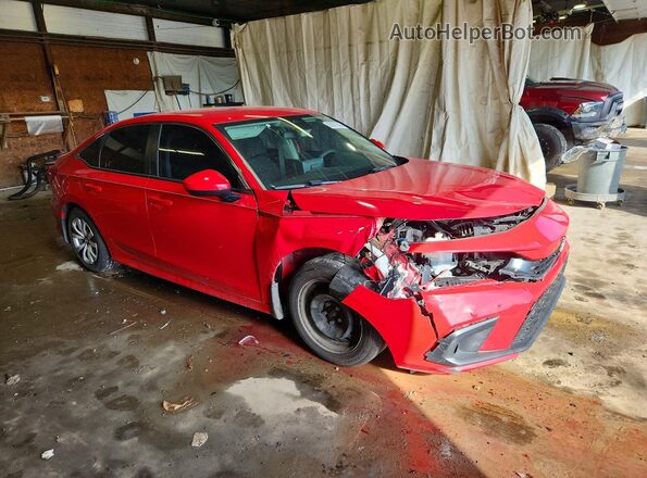 2HGFE2F24NH522764 2022 HONDA CIVIC Красный Передняя правая четверть