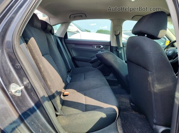 2HGFE2F24NH526202 2022 HONDA CIVIC Black Rear seats view