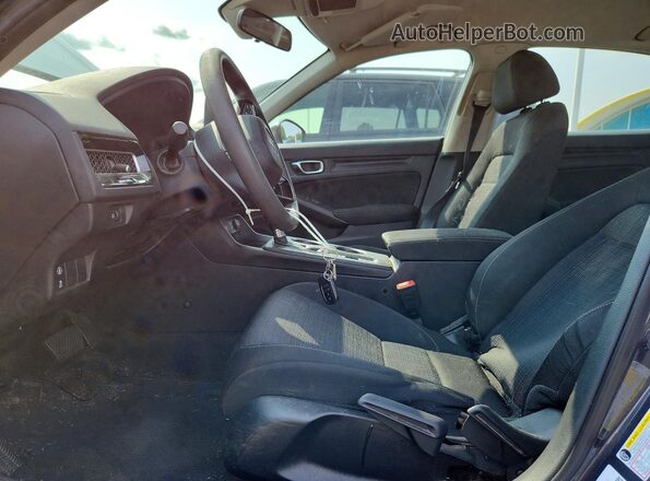 2HGFE2F24NH526202 2022 HONDA CIVIC Black Front interior view