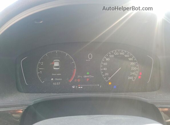 2HGFE2F24PH104868 2023 HONDA CIVIC Charcoal Widok zestawu wskaźników