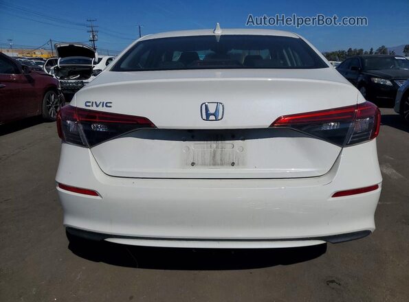 2HGFE2F24PH538126 2023 HONDA CIVIC White უკანა ხედი
