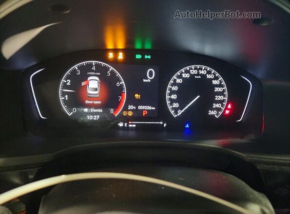 2HGFE2F24SH107438 2025 HONDA CIVIC Black Vista del cuadro de instrumentos