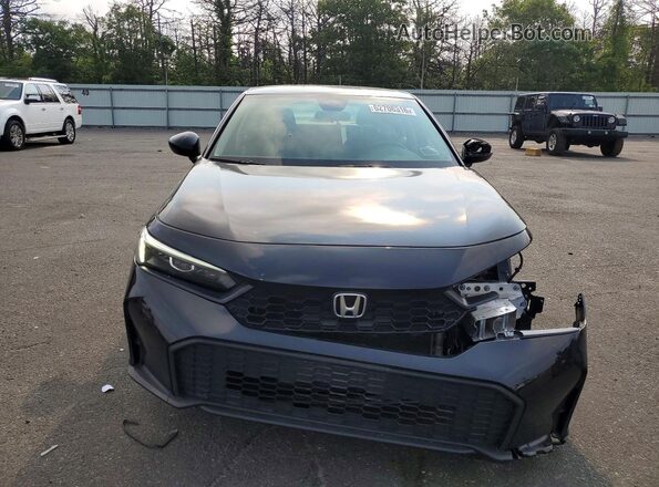 2HGFE2F24SH533470 2025 HONDA CIVIC Black Դիմացի տեսք