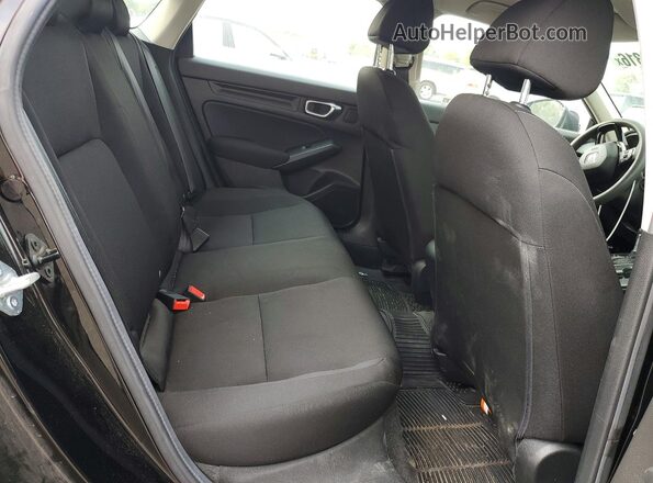 2HGFE2F24SH533470 2025 HONDA CIVIC Black Հետևի նստատեղերի տեսք