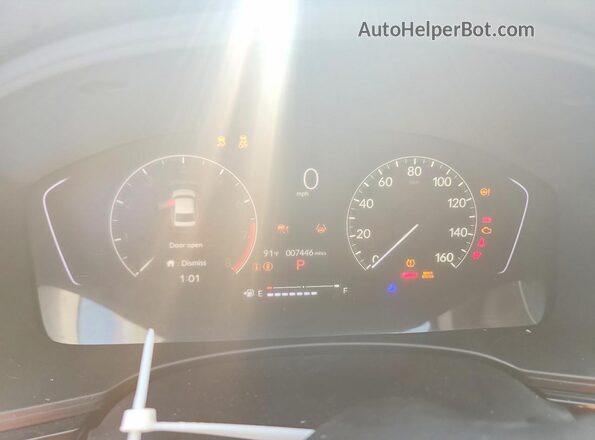 2HGFE2F24TH514872 2026 HONDA CIVIC White Instrument cluster view