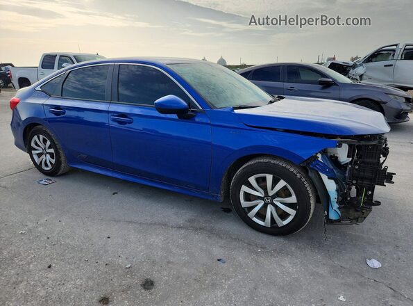 2HGFE2F25NH506377 2022 HONDA CIVIC Blue წინა მარჯვენა