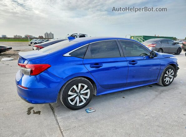 2HGFE2F25NH506377 2022 HONDA CIVIC Blue Задня права чверть