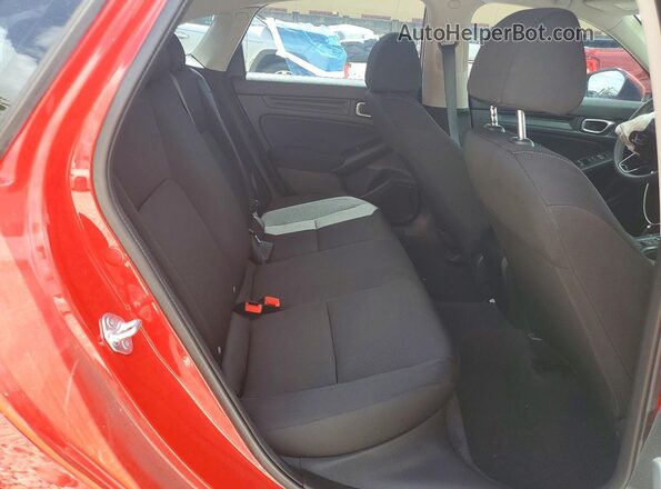 2HGFE2F25PH559793 2023 HONDA CIVIC Red Հետևի նստատեղերի տեսք
