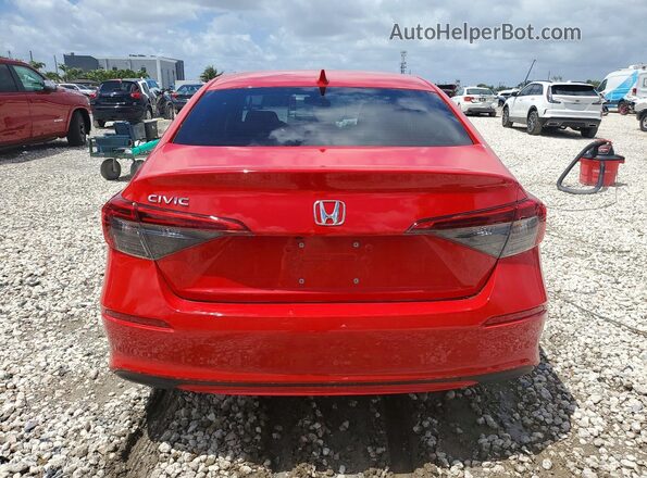 2HGFE2F25PH559793 2023 HONDA CIVIC Red Հետևի տեսք