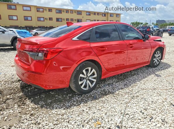 2HGFE2F25PH559793 2023 HONDA CIVIC Red Հետևի աջ