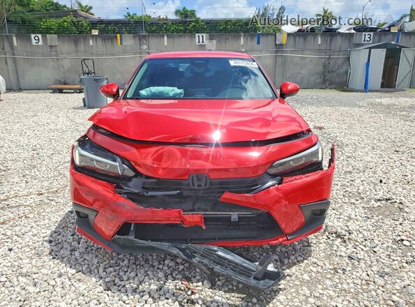 2HGFE2F25PH559793 2023 HONDA CIVIC Red Դիմացի տեսք