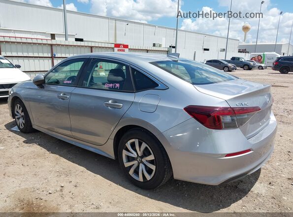 2HGFE2F25SH598425 2025 HONDA CIVIC Silver Trasero izquierdo