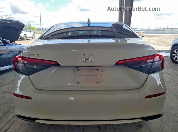 2HGFE2F26NH523110 2022 HONDA CIVIC White Հետևի տեսք