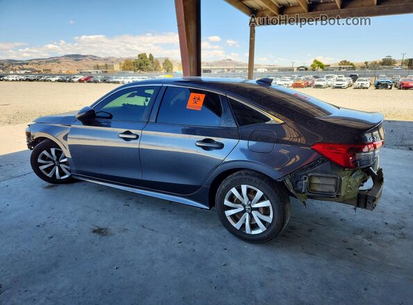 2HGFE2F26NH526265 2022 HONDA CIVIC Gray Trasero izquierdo