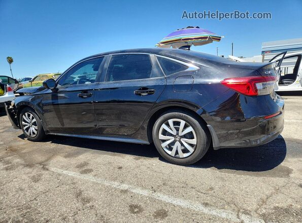 2HGFE2F26NH573439 2022 HONDA CIVIC Black Rear left