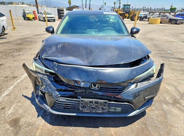2HGFE2F26NH573439 2022 HONDA CIVIC Black Front view