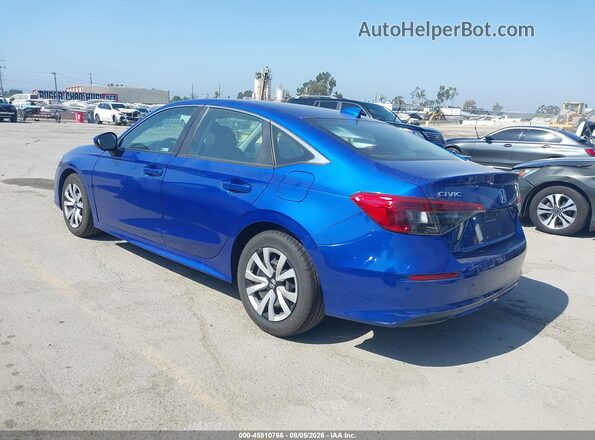 2HGFE2F26PH565604 2023 HONDA CIVIC Blue Rear left