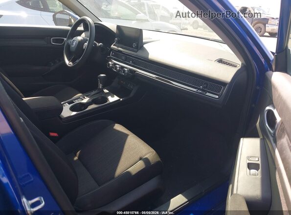 2HGFE2F26PH565604 2023 HONDA CIVIC Blue Front interior view