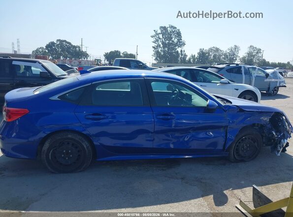 2HGFE2F26PH565604 2023 HONDA CIVIC Blue Rear interior view